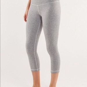 Lululemon Wunder Under Herringbone Capri